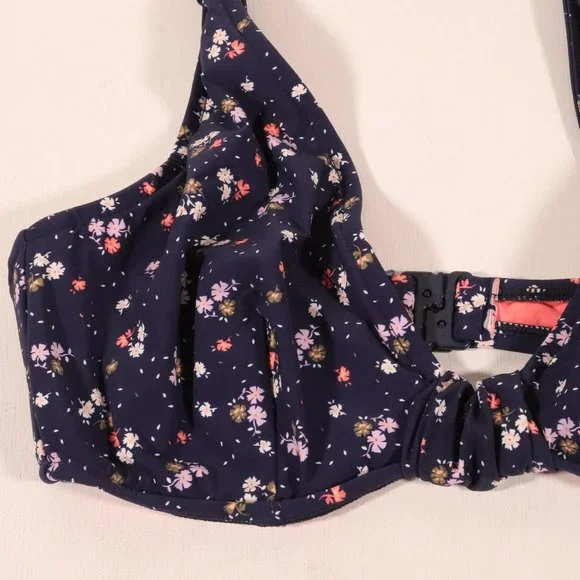 NWT Seafolly F Cup Halter in Indigo Remix - Picture 4 of 12